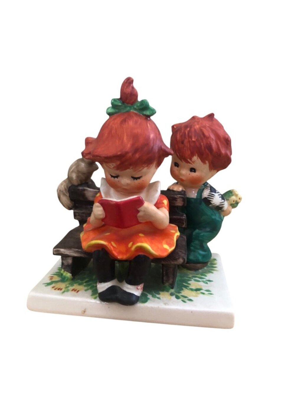 Vintage Goebel Charlot Byj 6 Red Heads "A Young Mans Fancy" Hummel Figurine